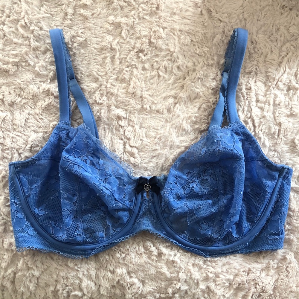 Body by Victoria unlined lace Demi Bra 36DD